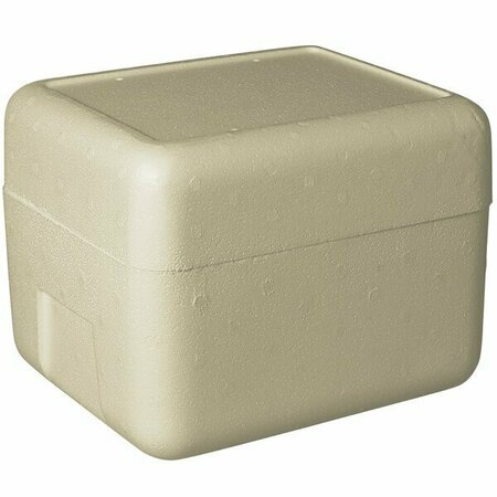 PLASTILITE Insulated Biodegradable Cooler 11 3/8'' x 8 3/4'' x 8'' - 1 1/2'' Thick 451RSL810PLT